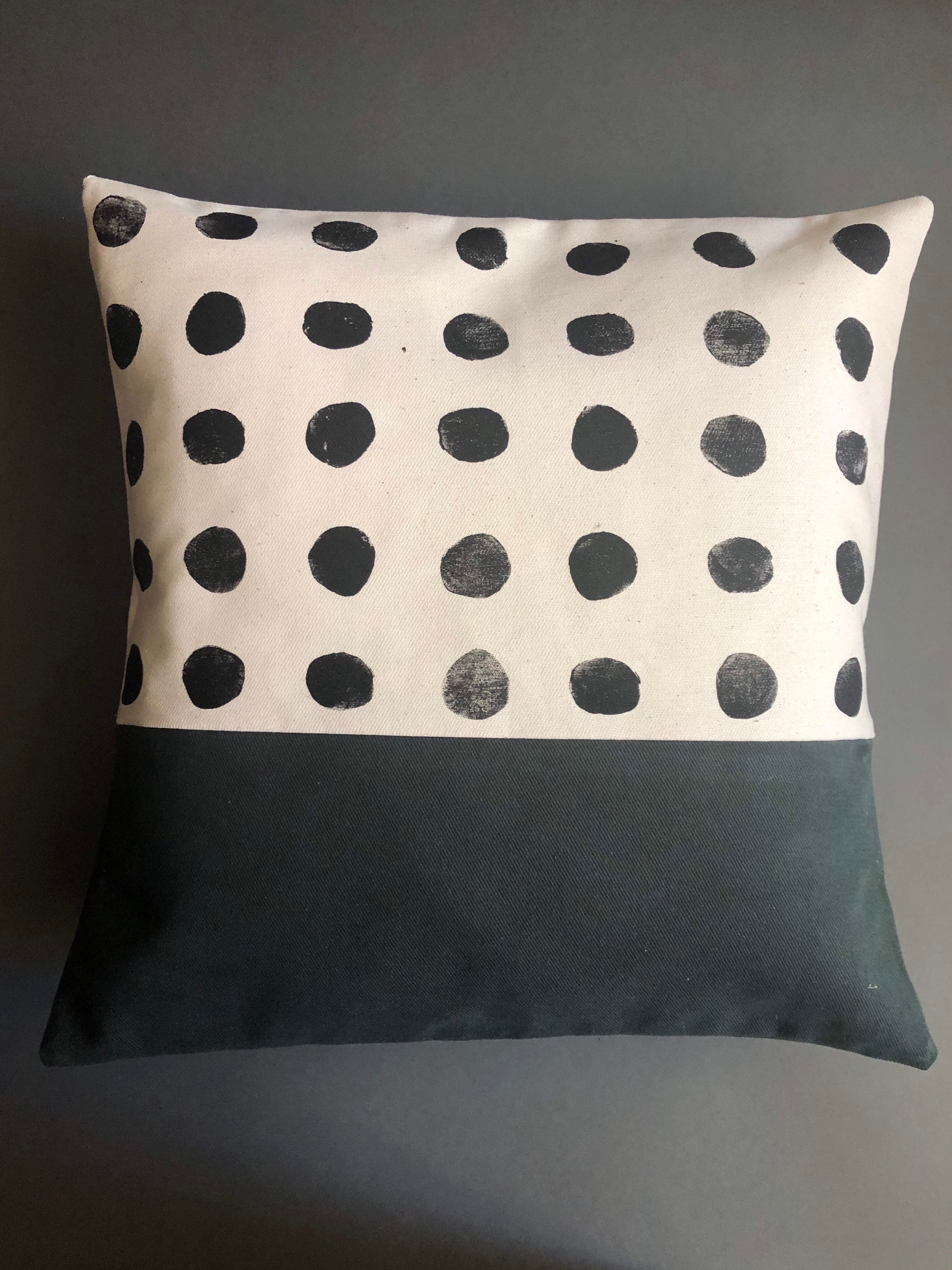 Hand printed pillowcase cushion block printing 100 Etsy