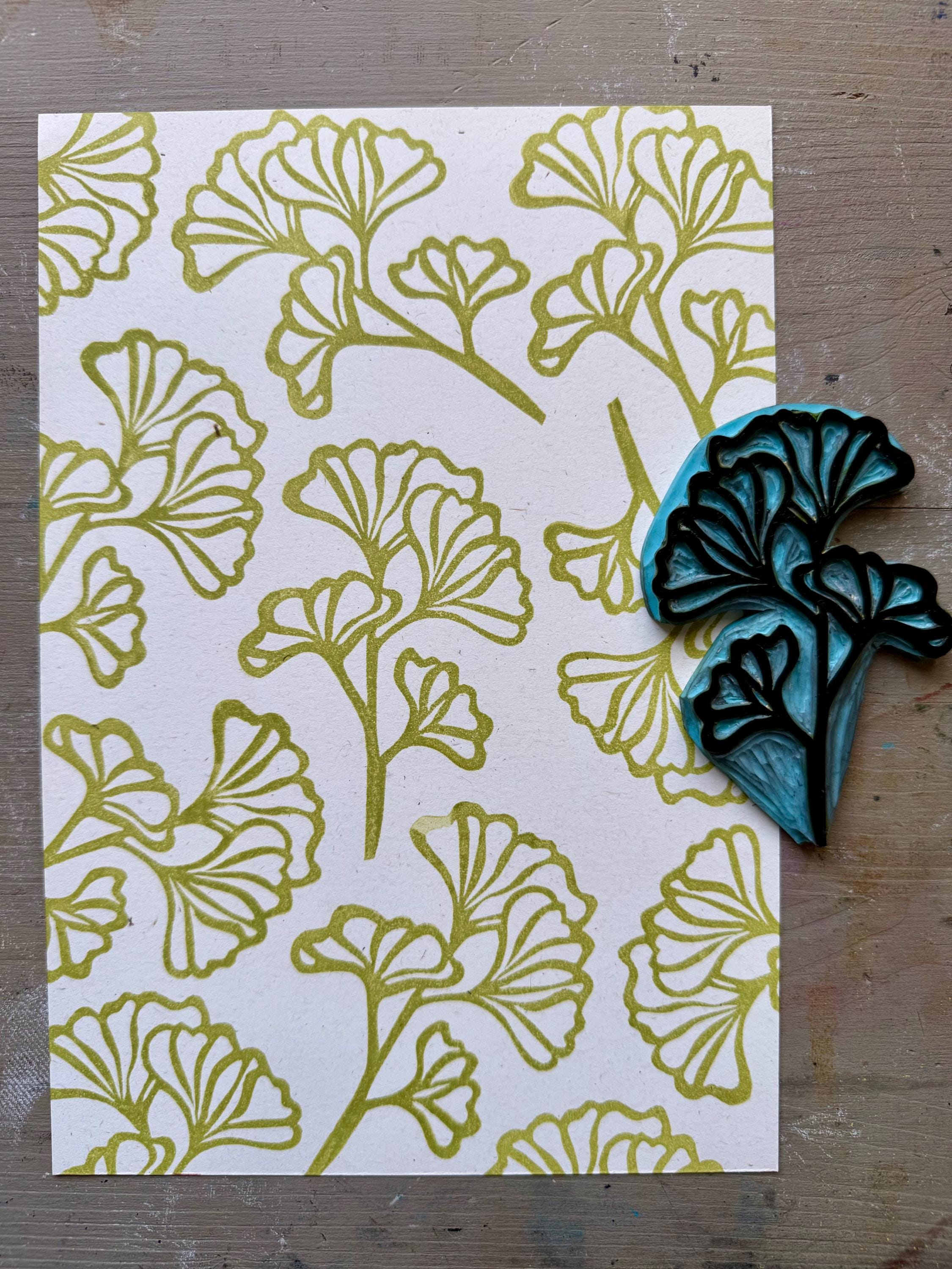 Stamp , Rubber Stamp, Timbro, Timbri, Leaf Stamp, Block Printing ...