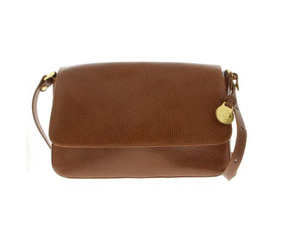 BRAHMIN Brown Leather Shoulder Bag - image 1