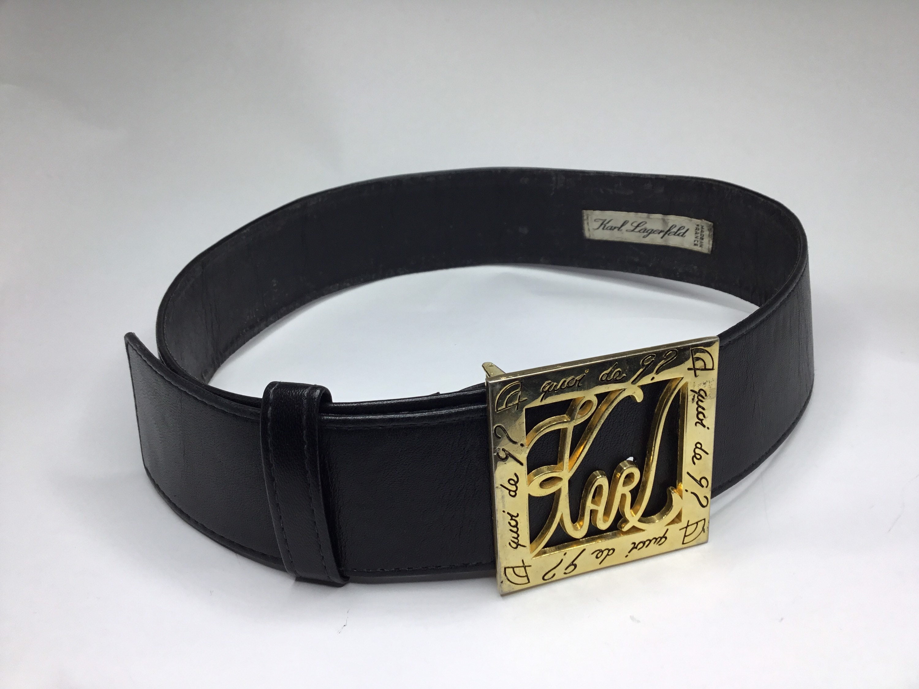 Lagerfeld Gucci 9 Belt - Etsy