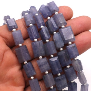 Iolite Nuggets Baguette, Iolite Faceted Nuggets, Natural Gemstone, Blue Iolite Beads, Briolette Beads, Handmade Nuggets, Craft Supply Beads