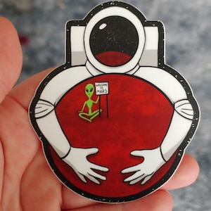 Adesivo à prova d'água de amor de Marte