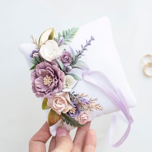 Hochzeit Ring Kissen, Ringkissen, rustikale Ringkissen