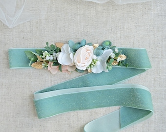 Sage Wedding Sash, Sage Green Wedding Sash, Sage Wedding Belt, Bridal Belt  Sage, Bridal Sash Sage, You Design Sash, Over 100 Colors - Etsy