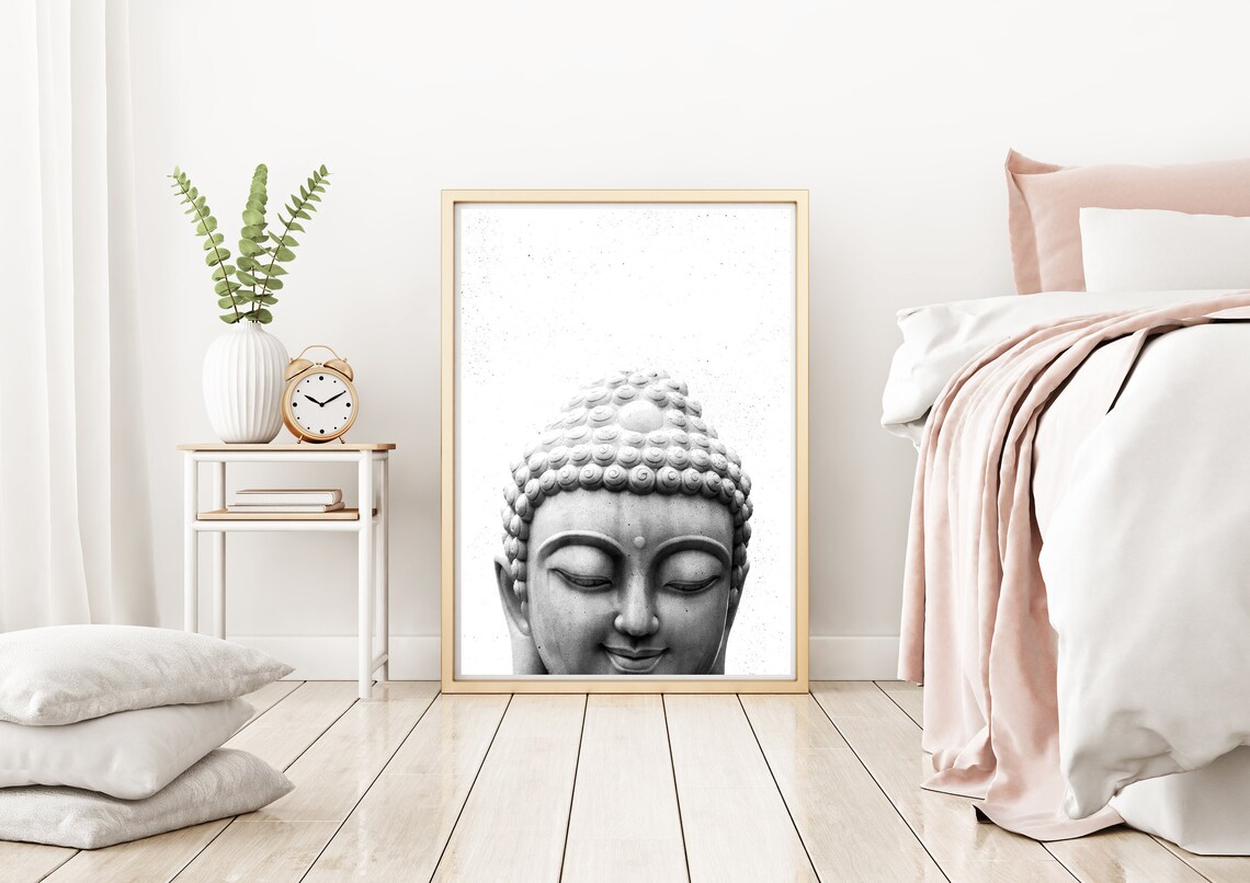 Buddha Print Buddha Statue Printable Art Digital Download - Etsy