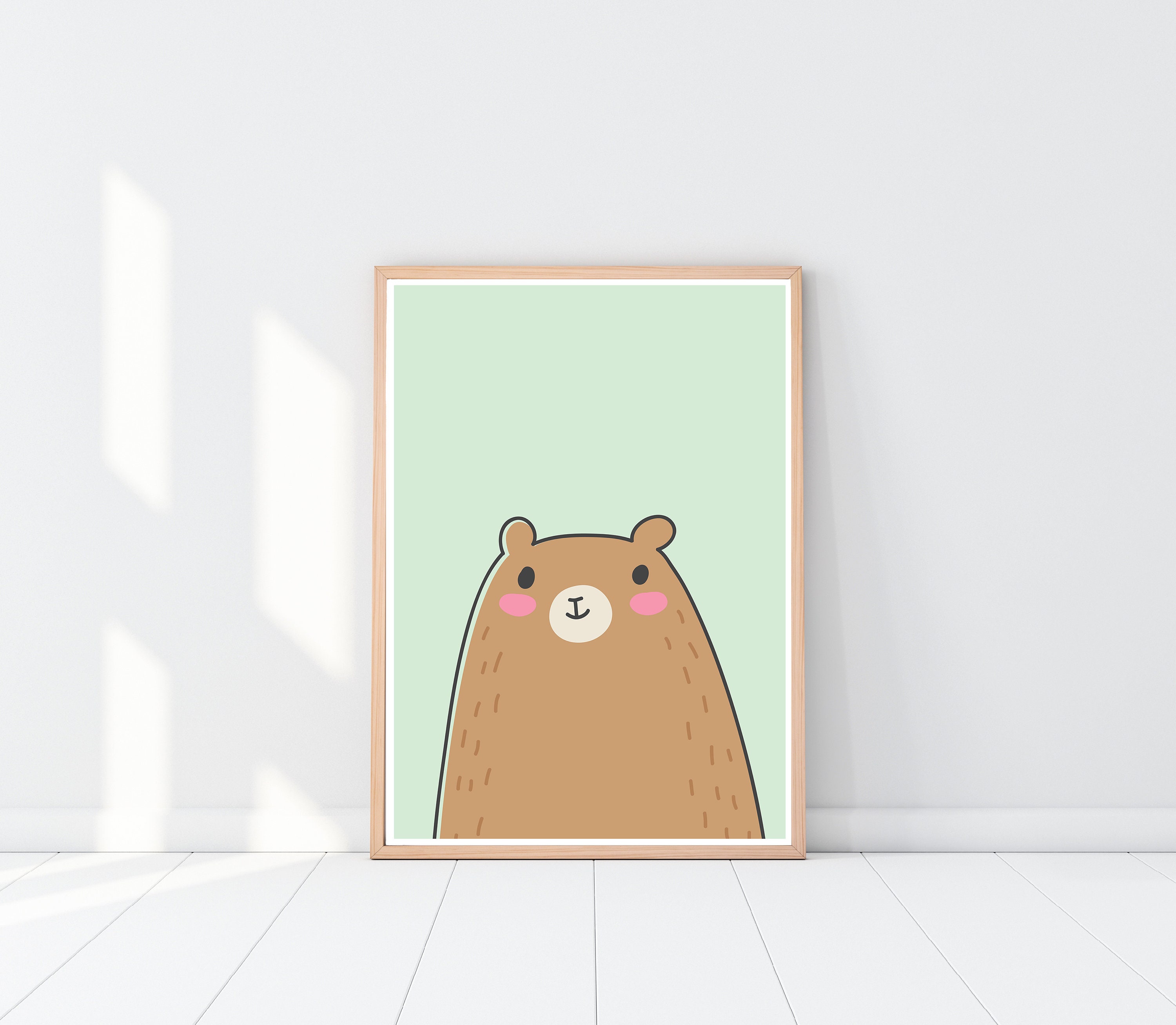 Bear Nursery Print Digital Download Bear Printable Wall Art - Etsy