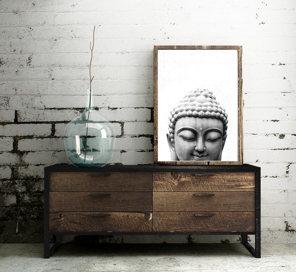 Buddha Print Buddha Statue Printable Art Digital Download - Etsy