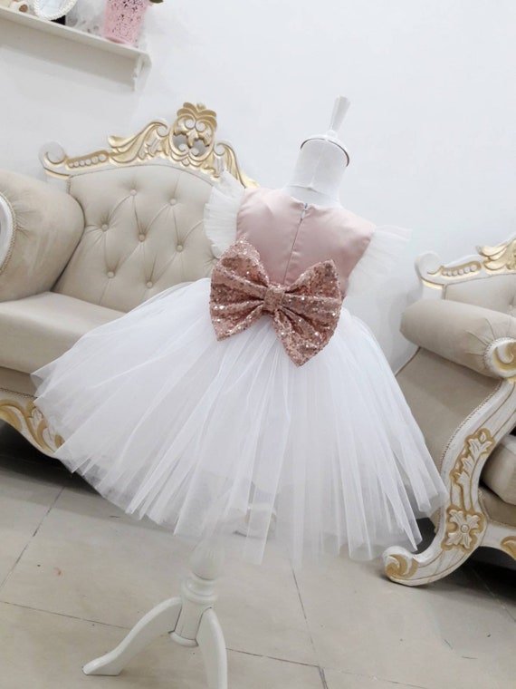 Vestido de fiesta para ni as vestido de fiesta rosa polvoriento