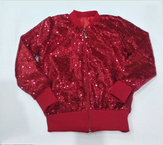 Red Sequin Jacket Red Sequin Jacket