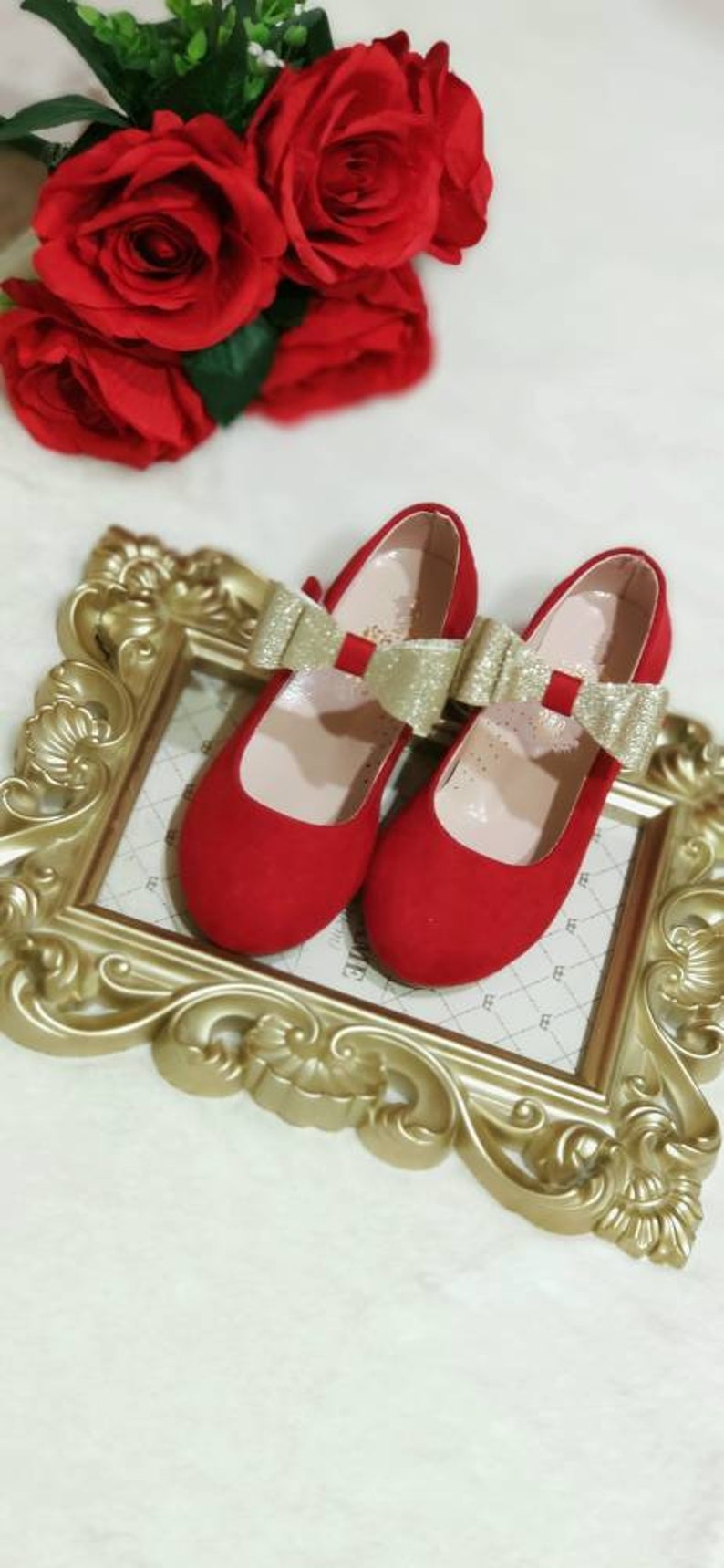 Girls Red Shoes Flower Girl Shoes Toddler Girls Shoes Girls Etsy
