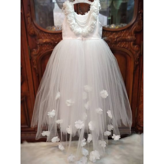White pageant dresses for toddlers 2025