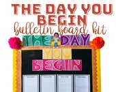 Printable Bulletin Board Kit Back to School Bulleting Board - Etsy