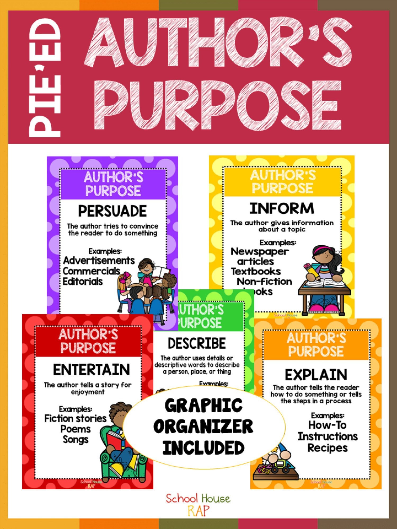 Author's Purpose Posters Etsy