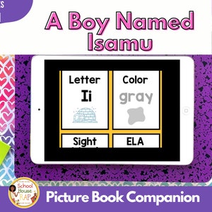 Homeschool Printables | Homeschool Book Study | A Boy Named Isamu Book Study| Homeschool Activities Printables | Kindergarten Printables