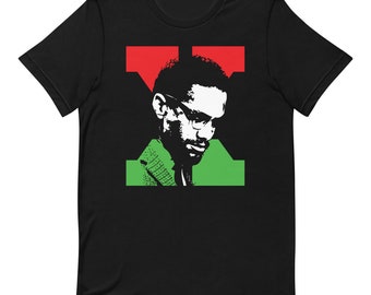 Malcolm X T-Shirt | Civil Rights Icon Tee | Black History Graphic Shirt Gift
