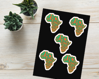 Black History is World History Sticker Sheet | Black History Month Sticker Sheet