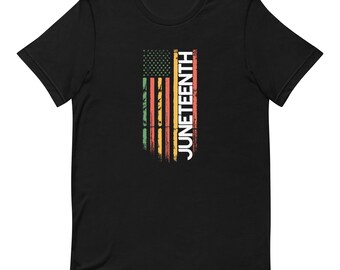 Juneteenth T-Shirt | Unisex Cotton Tee | Freedom Day Design | Black Pride Gift