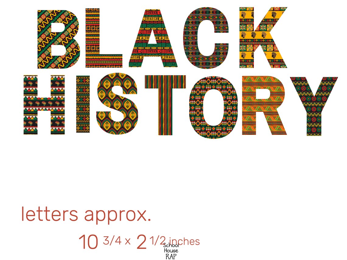 Black History Bulletin Board Border Afrocentric Border Black History