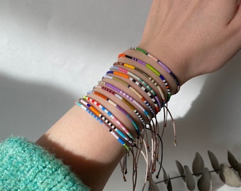 Cada pulsera de moda de la paleta de colores del signo del zodíaco, pulsera del zodíaco con cuentas diminutas, pulsera delicada del horóscopo personalizado, joyas de signos estelares