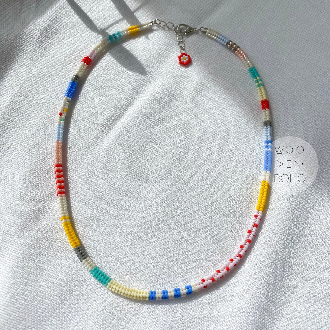 Bella Necklace- Red & Pink