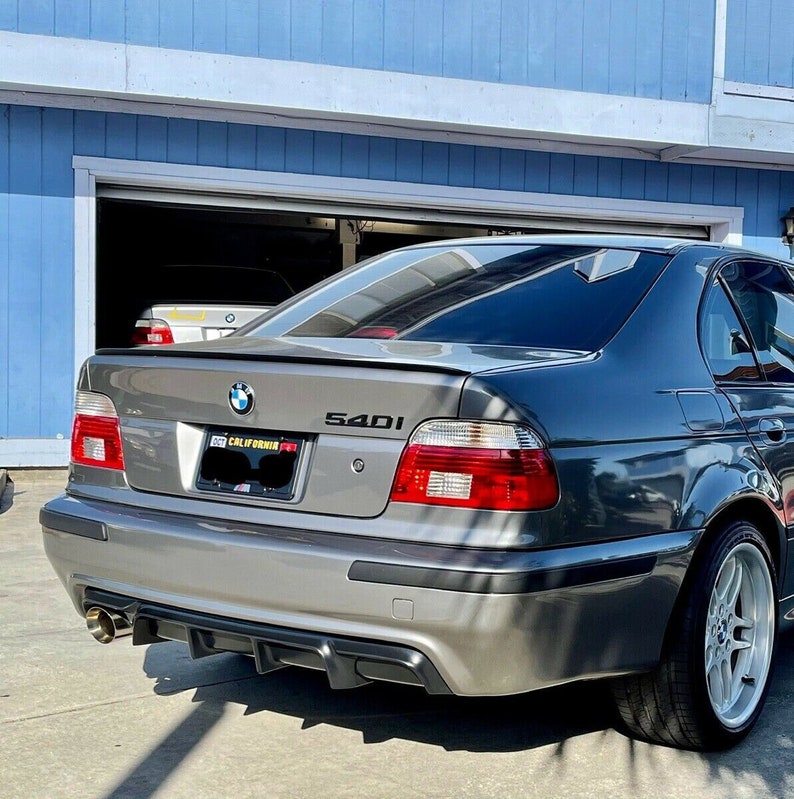 BMW E39 Mtech Rear Bumper Diffuser (high Quality ABS Plastic, Plug ...