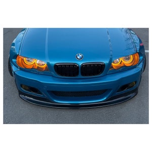 BMW E46 M3 CSL Style Front Lip High Quality ABS Plastic