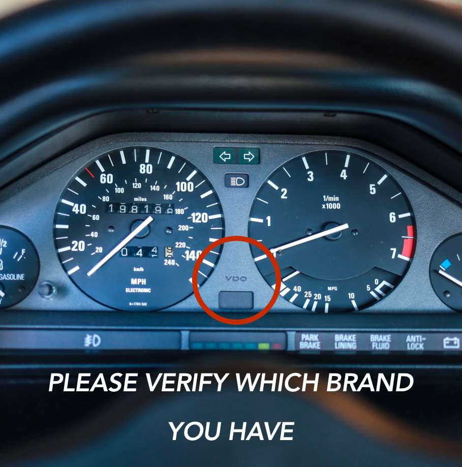 BMW E30 Gauge Cluster Rings CAD Designed High Quality Free Shipping Etsy