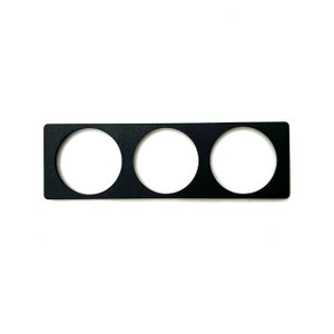 BMW E30 Radio Delete Gauge Pod 52mm Matches OEM Finish Plug & Play