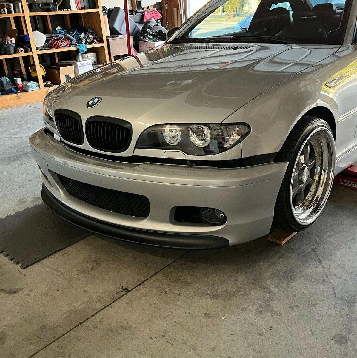 BMW E46 Mtech 2 Front Lip Spoiler (ZHP Bumper) ABS Plastic High Quality ...