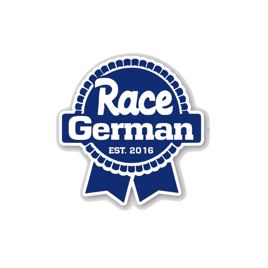 Race German Pbracing Sticker BMW Porsche Audi Blue Rippon - Etsy