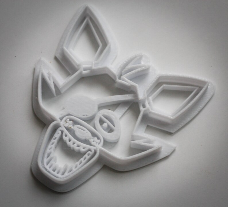 Five Nights at Freddys Cookie Cutter Foxy FNAF Cookie Etsy