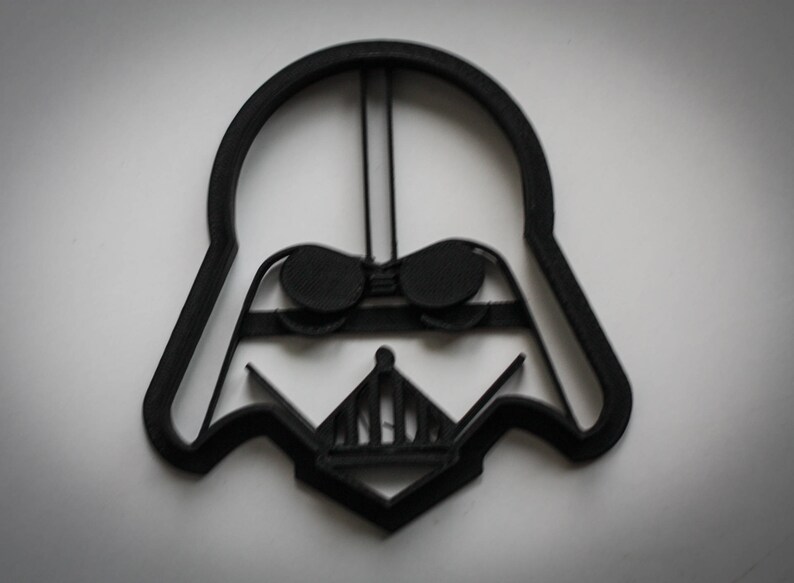 Star Wars Cookie Cutter Darth Vader Cookie Cutter Fondant Etsy