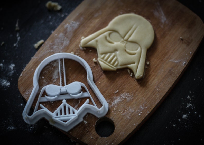 Star Wars Cookie Cutter Darth Vader Cookie Cutter Fondant Etsy