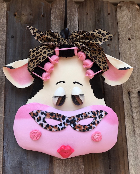 Clarabell The Cow , Wreath Attachment Cow head Wreath attachment,