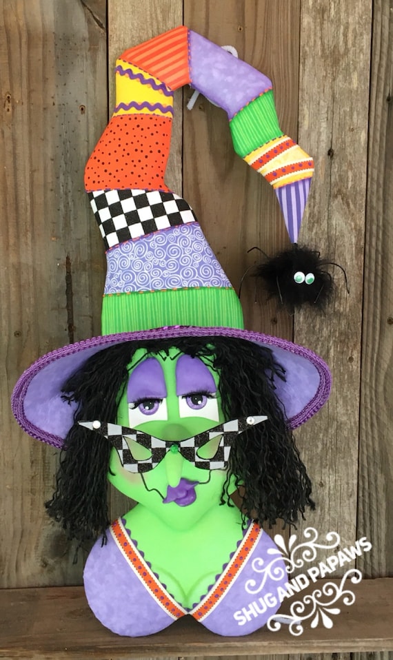 Violet , Violet the witch wreath attachment, Witch Wreath attachment, Halloween wreath, Spooky Wreath , Glamorous Witch,