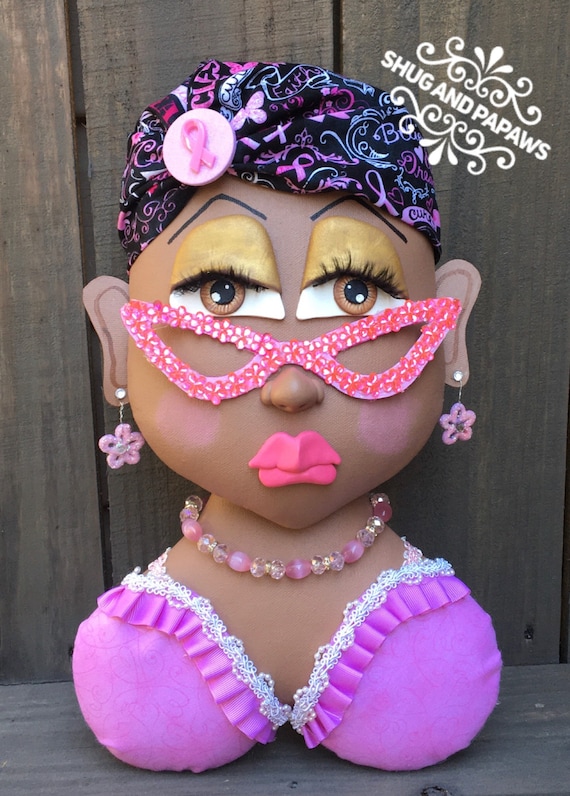 My Breast Friend, Cancer Awareness Wreath Attachment, Breast Cancer Awareness Wreath Embellishment, African American Cancer Awareness .