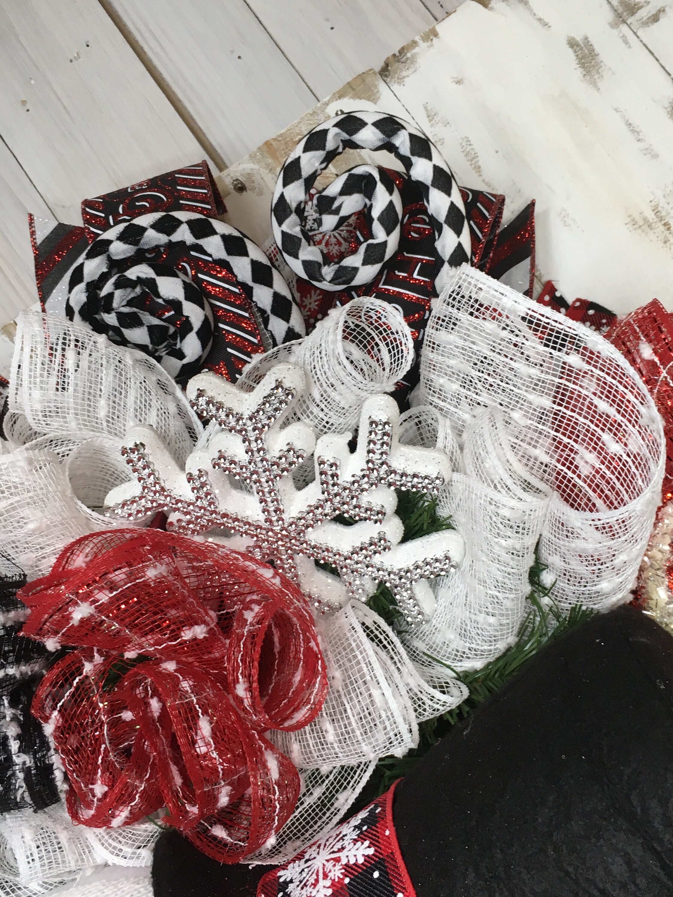 Snowman Wreath,Christmas Wreath,Buffalo Plaid Decor, Snowman Door ...