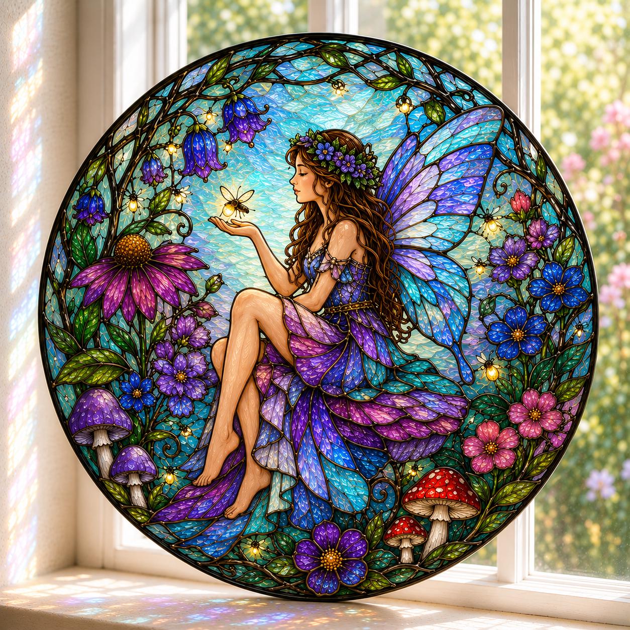 18x18 Stained Glass Panel - Etsy