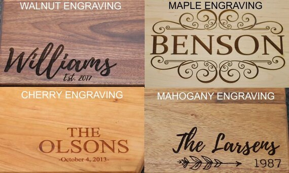 Celebrate Personalized Wooden Cutting Board – TheMemoryForge