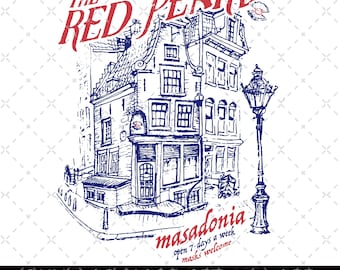 FBAA The Red Pearl ShirtPNG, From Blood And Ash Casteel Da'Neer Poppy Balfour Bookish Merch JLA bookish shirt gift Masadonia Solis Atlanian