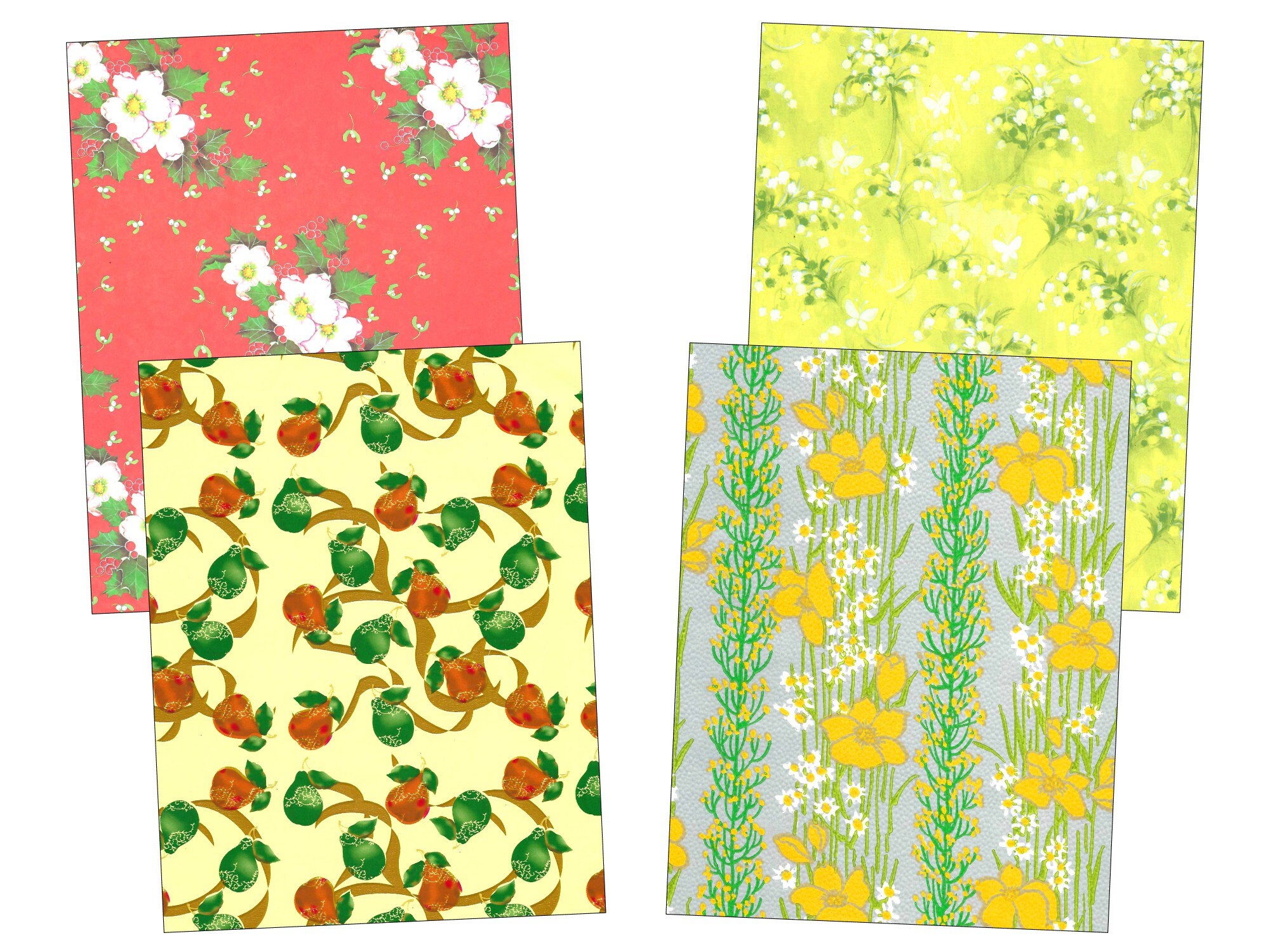 28 Page Vintage Wrapping Paper Digitals Vintage Gift Wrap Etsy