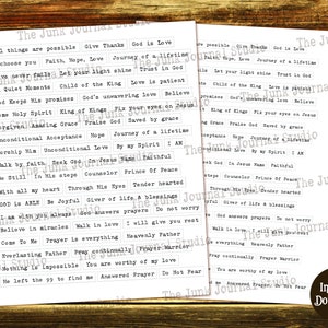 May include: A white sheet of paper with black text printed on it. The text is in the form of inspirational quotes and phrases. The quotes are arranged in a grid pattern. The paper is on a wooden surface.
