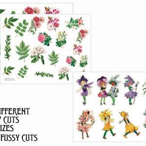 Huge Spring Bounty Kit 5, Spring Fussy Cuts Digital, Spring Digital Kit, Spring Ephemera Digital, Spring Journal, Floral Fussy Cuts, Spring image 7