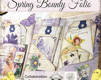 Spring Bounty Folio, Whispers of Spring Folio, Spring Bounty Ad-On, Spring Folio digitaal, Spring Digital, Spring Ephemera, Spring afdrukbaar