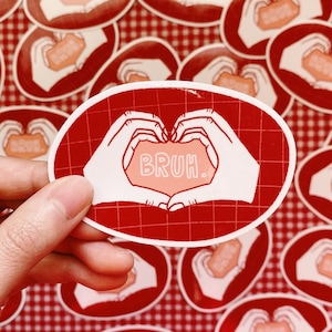 Bruh Sticker | Gift - Laptop - Decal - Die-cut Vinyl Sticker