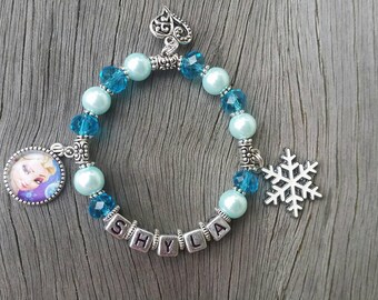 Frozen Inspired Personalised Name Bracelet