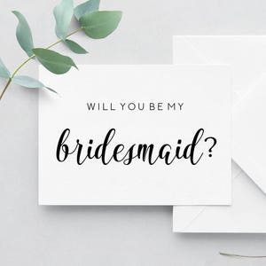 Druckbare Trauzeugin Karte, Willst du meine Brautjungfer sein, Brautparty Vorschlag, Brautparty fragen, Trauzeugin PDF