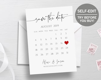 save the date etsy