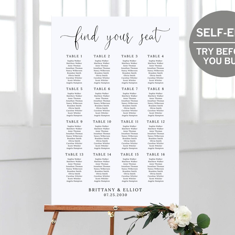 Find Your Seat - Etsy