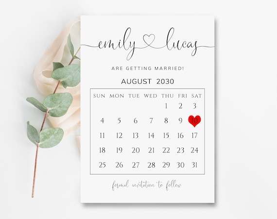 Save the Date Calendar, Printable Wedding Save the Date Cards, Wedding Announcement Postcard, Heart Invitation, Wedding Invitation Template - Etsy Hong Kong save-the-date-calendar-printable-wedding-save-the-date-cards-wedding-announcement-postcard-heart-invitation-wedding-invitation-template-etsy-hong-kong